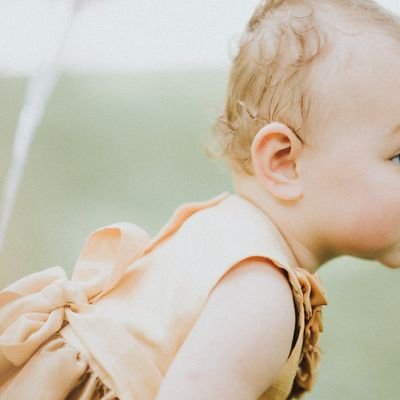 Tan Summer Baby Dress