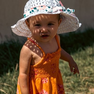 Orange Summer Baby Dress