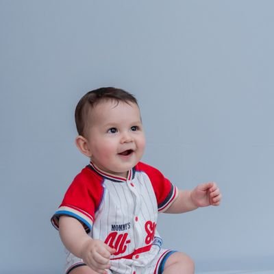 Red & White Striped Baby Romper