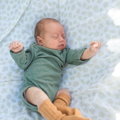 Newborn Green Onesie